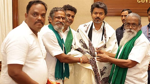 முதலமைச்சர் விஜயுடன் தென்னிந்திய நதிகள் இணைப்பு சங்க நிர்வாகிகள் சந்திப்பு