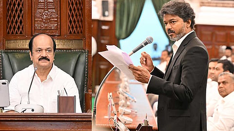 சபாநாயகர் தேர்வு - சட்டசபையில் குட்டி ஸ்டோரி சொன்ன முதலமைச்சர் விஜய்
