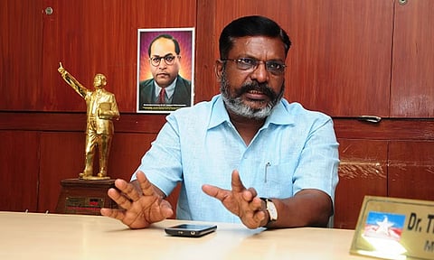 ‘முதலமைச்சர் பதவிக்காக திமுகவோ, அதிமுகவோ என்னை அதிகாரப்பூர்வமாக அணுகவில்லை’ - திருமாவளவன்