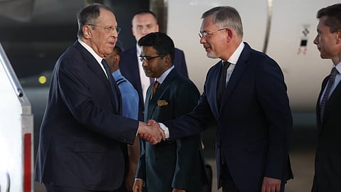 BRICS ஆலோசனை கூட்டம்: இந்தியா வந்தடைந்தார் ரஷிய வெளியுறவு மந்திரி