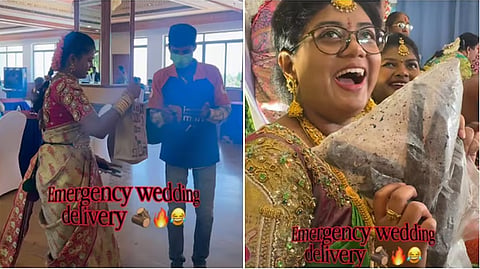 பரபரப்பாக நடந்த திருமணத்தில் ஸ்விக்கி டெலிவரி ஊழியர் செய்த மாஸ் சம்பவம்