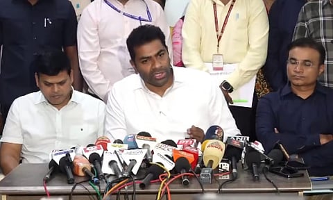 ‘அரசு டெண்டர் நடைமுறைகளில் தவெகவினர் பங்கேற்க கூடாது... அறிவிக்கப்படாத மின்வெட்டு இருக்காது’ - அமைச்சர் ஆதவ் அர்ஜுனா