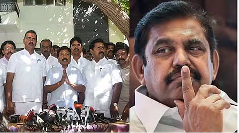 அ.தி.மு.க பொதுக்குழுவை கூட்ட 1000க்கும் மேற்பட்டவர்களிடம் கையெழுத்து பெற்ற எஸ்.பி.வேலுமணி பிரிவினர்