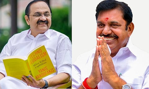 கேரள முதல்வர் வி.டி.சதீசனுக்கு எடப்பாடி பழனிசாமி வாழ்த்து