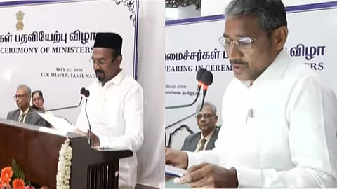 அமைச்சர்களாக பதவியேற்ற ஷாஜகான், வன்னிஅரசுக்கு இலாக்கா ஒதுக்கீடு