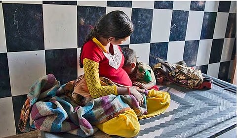 14 year child gives birth