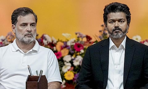 சோனியா, ராகுலுடனான சந்திப்பு ரத்து- சென்னை புறப்பட்டார் முதலமைச்சர் விஜய்