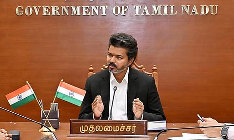 ராஜ்யசபா இடைத்தேர்தல்: வேட்புமனுத் தாக்கல் நாளை தொடக்கம்- வேட்பாளர் தேர்வில் முதலமைச்சர் விஜய் தீவிரம்