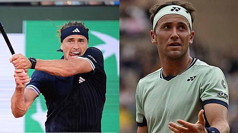 French Open | காலிறுதியில் ஸ்வெரேவ்: காஸ்பர் ரூட் வெளியேற்றம்