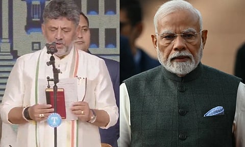 கர்நாடக புதிய முதல்வர் டி.கே.சிவகுமாருக்கு பிரதமர் மோடி வாழ்த்து