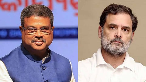சி.பி.எஸ்.இ. வினாத்தாள் விவகாரம்: உண்மையான குற்றவாளி அமைச்சர் தர்மேந்திர பிரதான் பாதுகாப்பாக உள்ளார்- ராகுல் காந்தி