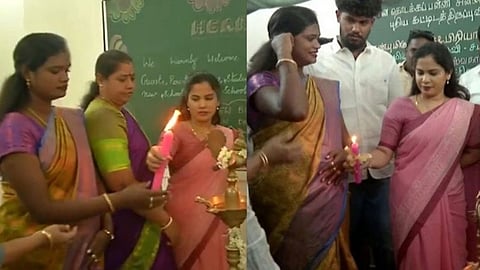 பள்ளிக் கட்டிட திறப்பு விழா: மேயர் பிரியா- த.வெ.க. பெண் எம்.எல்.ஏ. மோதல்- நீயா? நானா? போட்டி