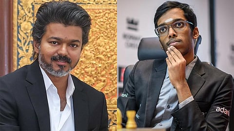 முதலமைச்சர் விஜயை சந்தித்து வாழ்த்து பெற்ற கிராண்ட் மாஸ்டர் பிரக்ஞானந்தா