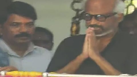 பாரதிராஜா உடலுக்கு ரஜினிகாந்த் நேரில் அஞ்சலி