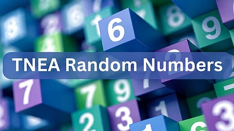 TNEA 2026: Random Number for Engineering Admissions Released Today!