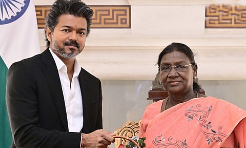 ஜனாதிபதி- துணை ஜனாதிபதியை சந்தித்தார் முதலமைச்சர் விஜய்