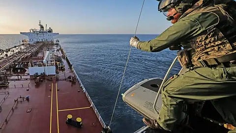 Royal Marines capture 244m Russian oil ship in joint French operation