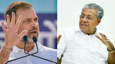 rahul gandhi, pinarayi vijayan