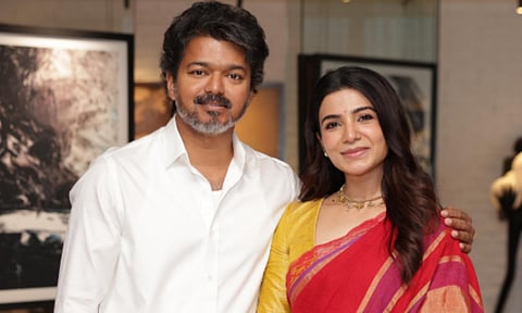 முதலமைச்சர் விஜய்யை சந்தித்து வாழ்த்து தெரிவித்த சமந்தா!
