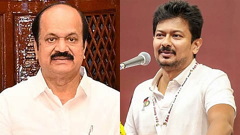 Udhayanidhi stalin - Speaker JCD Prabhakar