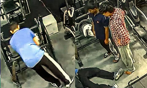 VIDEO: ஜிம்மில் உடற்பயிற்சி செய்யும்போது சுருண்டு விழுந்து உயிரிழந்த 38 வயது போலீஸ் அதிகாரி