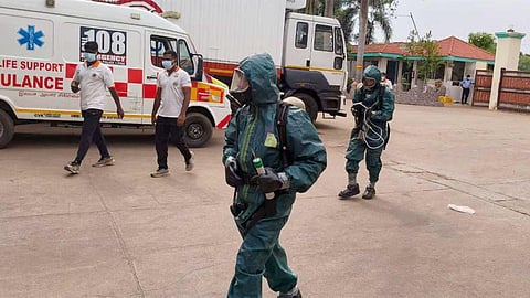 Ammonia gas leak