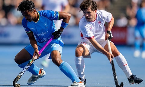 FIH ப்ரோ லீக்: இங்கிலாந்தை வீழ்த்திய இந்திய ஹாக்கி அணி