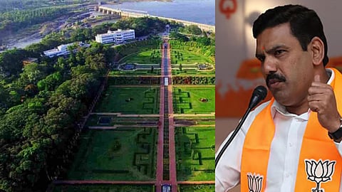Karnataka BJP chief demands disclosure of water released from KRS dam
