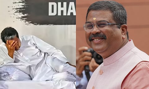 சோனம் வாங்சுக், தர்மேந்திர பிரதான்