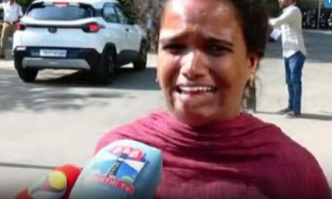 mother of the boy who died in Karur