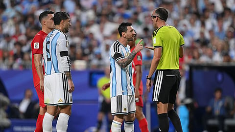 Messi Warns Referee