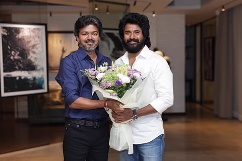 முதலமைச்சர் விஜயை நேரில் சந்தித்து வாழ்த்திய நடிகர் சிவகார்த்திகேயன்