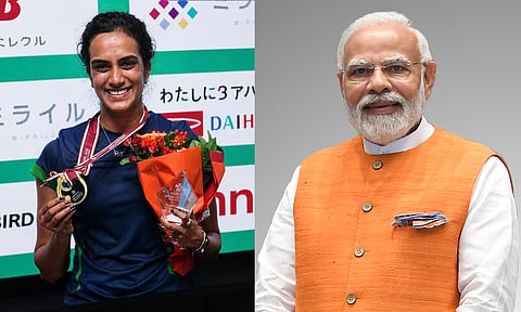 PV Sindhu- PM Modi