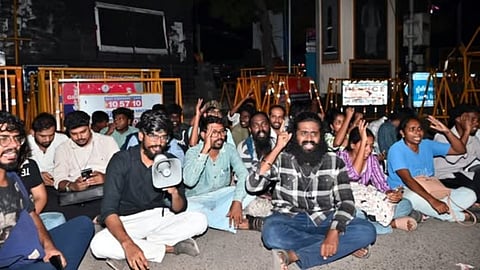 SFI Protest
