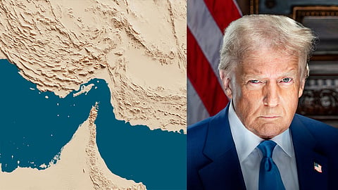 File Pic: Strait of Hormuz-Trump