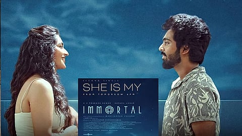 காதல் மெலடியில் ஜி.வி.பிரகாஷ்-கயாடு லோஹர்! 'இம்மார்டல்' படத்தின் 'She Is My' பாடல் வெளியானது!