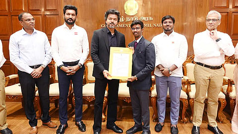 பணி நியமன ஆணைகளை முதலமைச்சர் விஜய் வழங்கினார்
