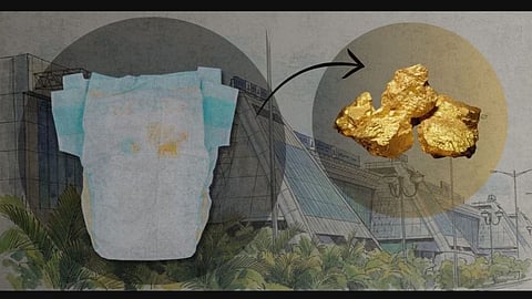 Gold Smuggling in Diaper