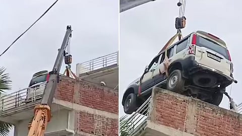Rooftop Parking to Prevent Car Theft