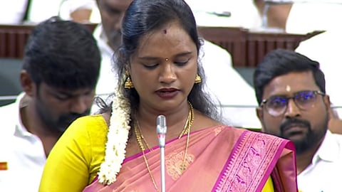 திரு.வி.க.நகர் த.வெ.க. எம்.எல்.ஏ. பல்லவி