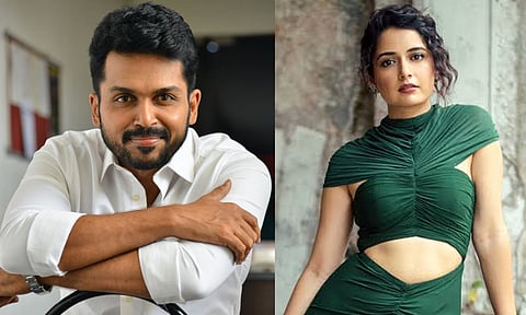 Actor Karthi- Ashika Ranganath