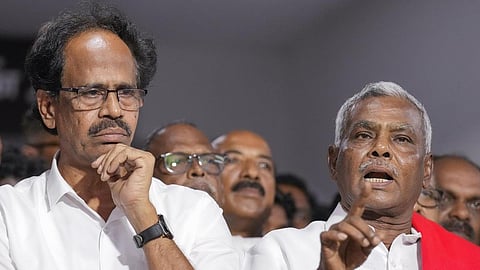இடைத்தேர்தலில் கம்யூனிஸ்டு கட்சிகள் தனித்து போட்டியிடுவது ஏன்? - வீரபாண்டியன் விளக்கம்!