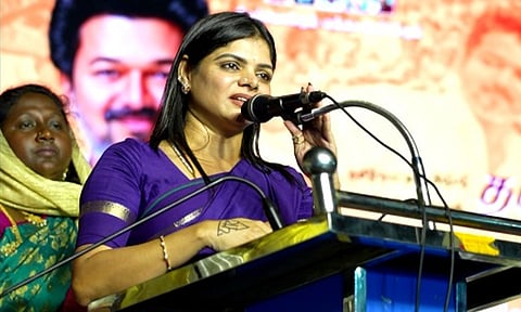 TVK MLA Kanimozhi santhosh