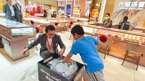 Hong Kong mall boosts sales with Beyblade games
