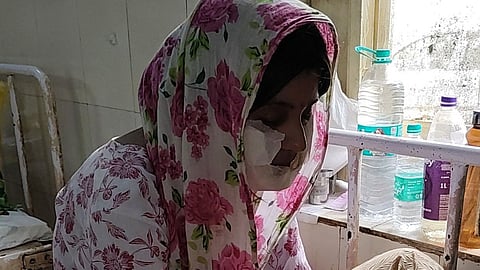 தாக்குதலுக்கு உள்ளான மனைவி