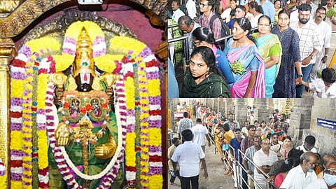 பெருமாள் கோவில்களில் குவிந்த பக்தர்கள் கூட்டம்