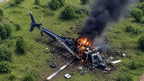 Helicopter crash
