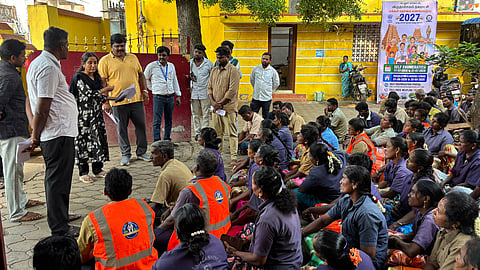 தூய்மை பணியாளர்கள் போராட்டம்