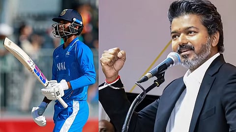 வாஷிங்டன் சுந்தர்- முதலமைச்சர் விஜய்