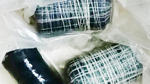 தனியார் நிலங்களில் நாட்டு வெடிகுண்டு, கஞ்சா, மான் கொம்புகள் பறிமுதல்